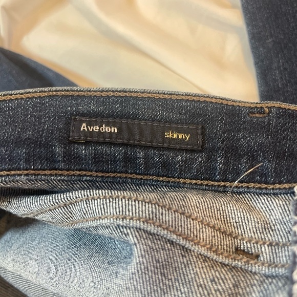 Citizens Of Humanity Avedon Skinny Jeans Women Sz 26 Mid Rise Stretch Dark Wash - Picture 15 of 16